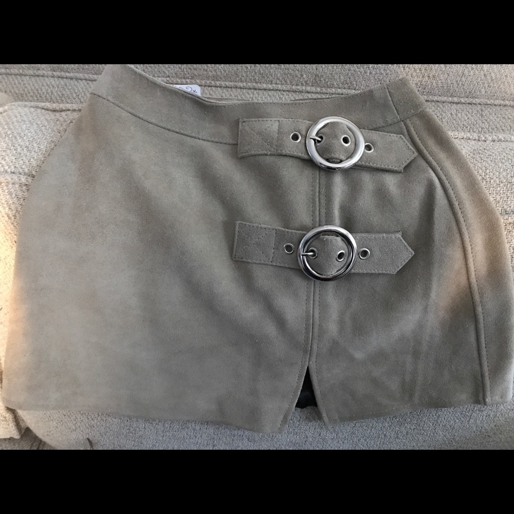 Women’s Suede Mini Skirt - Size XS